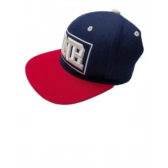 Young And Reckless YNR Logo Flat Brim Snapback Hat Blue Red Adjustable - Picture 2 of 6